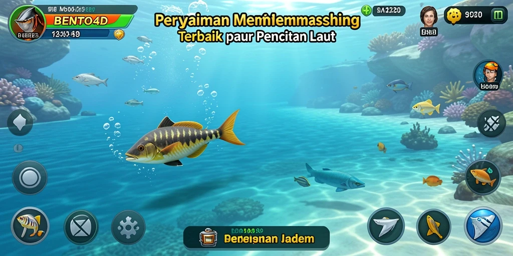 Tangkapan ikan besar dalam BENTO4D pada gameplay yang menarik.