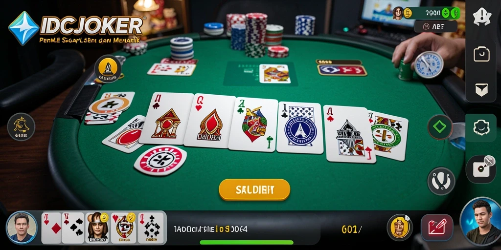 Tampilan gameplay IDCJOKER yang menyenangkan dan interaktif.