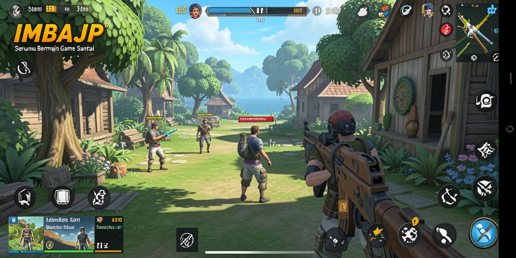 Screenshot menampilkan gameplay seru IMBAJP saat menyelesaikan level.