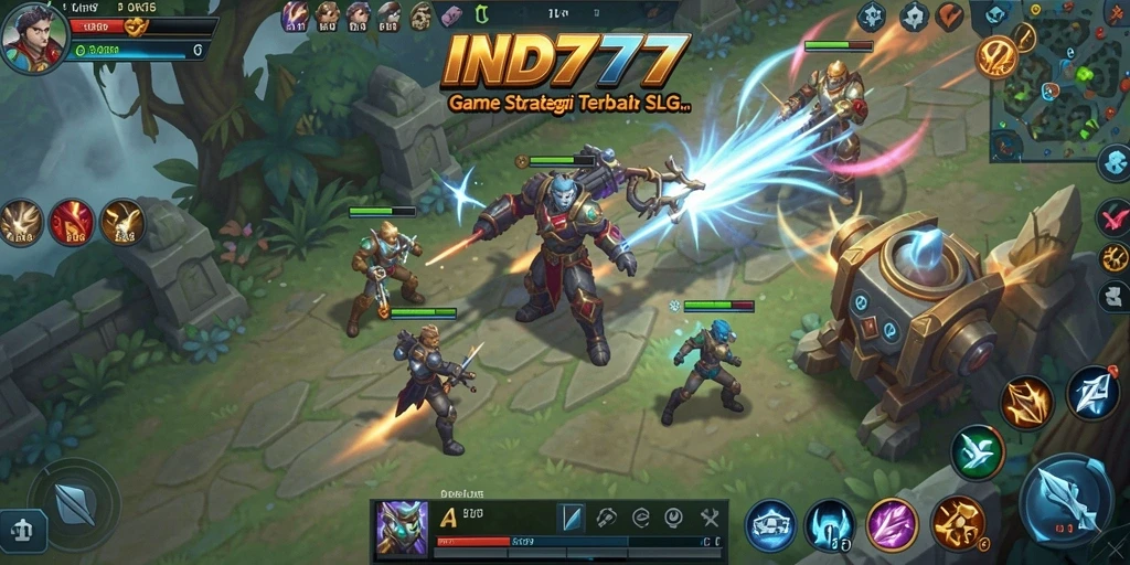 Tampilan gameplay menarik dengan strategi mendalam dalam IND777.