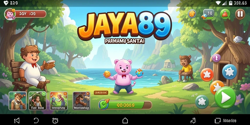 Tampilan gameplay <strong>JAYA89</strong> yang penuh warna dan menarik.