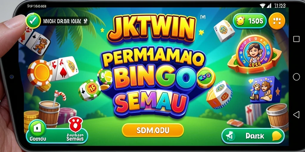 Tampilan gameplay Bingo yang menarik dan interaktif.