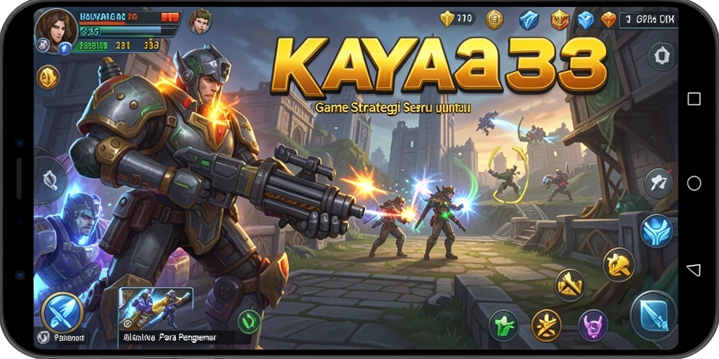 Tampilan gameplay KAYA33 yang mendebarkan dan strategis.