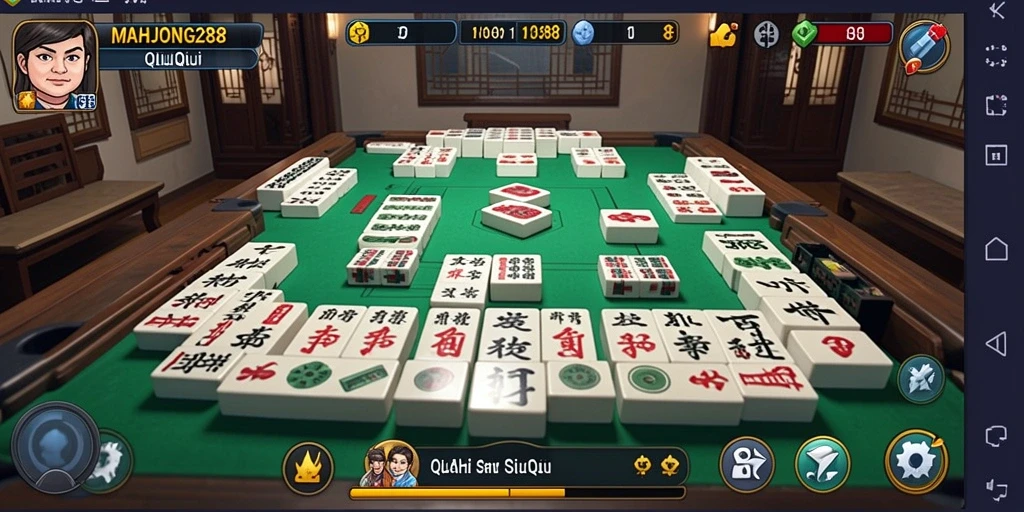 Tampilan gameplay QiuQiu yang menarik dan menantang.