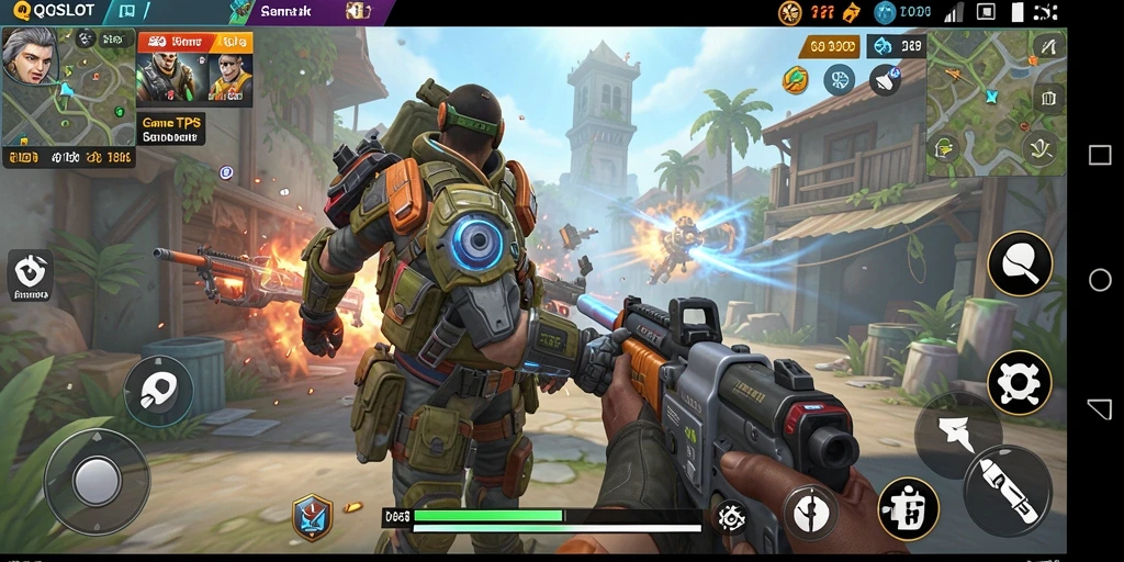 Screenshot dari gameplay seru QQSLOT dengan banyak aksi.