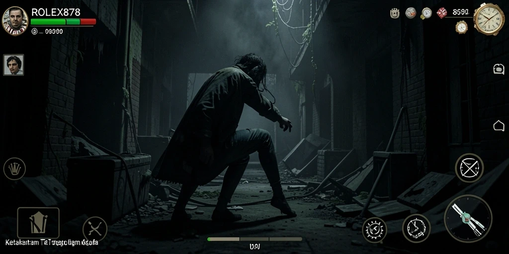 Gameplay menyeramkan yang penuh ketegangan di ROLEX878.