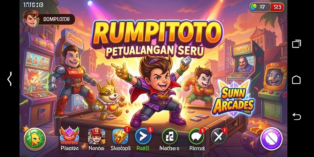 Screenshot menampilkan gameplay seru RUMPITOTO yang penuh aksi.